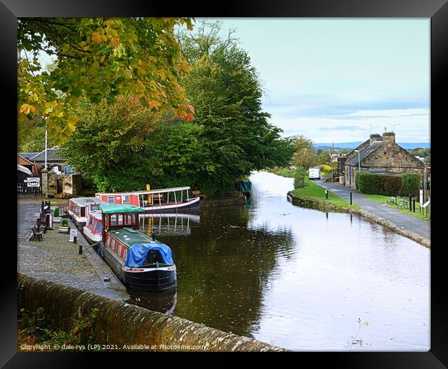 union canal Framed Print by dale rys (LP)