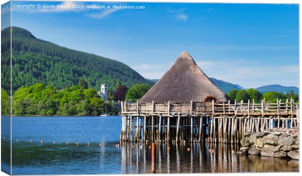 The Scottish Cranogg Centre, Kenmore, Perthshire Canvas Print by Navin Mistry