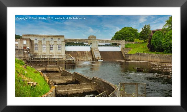 Pitlochry Hydro-Electric Power Station Framed Mounted Print by Navin Mistry