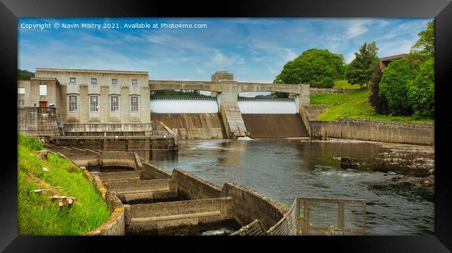 Pitlochry Hydro-Electric Power Station Framed Print by Navin Mistry