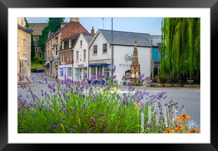 Nailsworth Town Square Framed Mounted Print by Steve Taylor