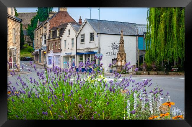 Nailsworth Town Square Framed Print by Steve Taylor