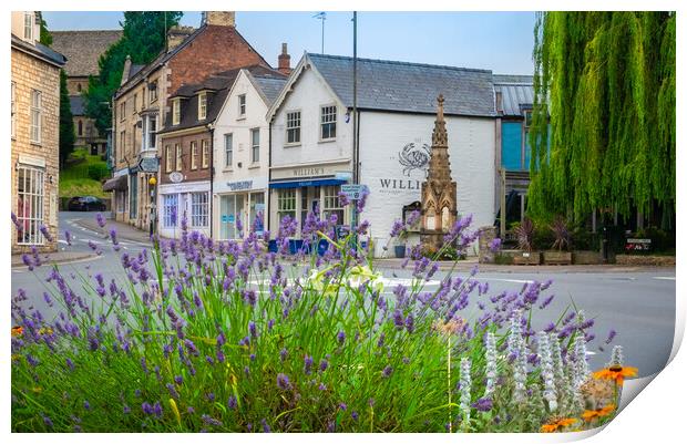Nailsworth Town Square Print by Steve Taylor