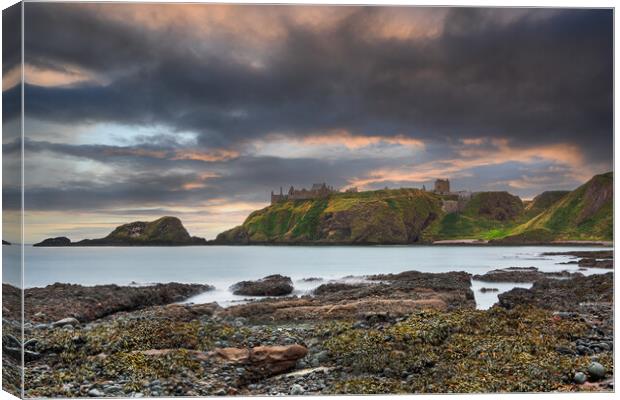 Dunnottar Castle: A Story of Resilience Canvas Print by Stuart Jack