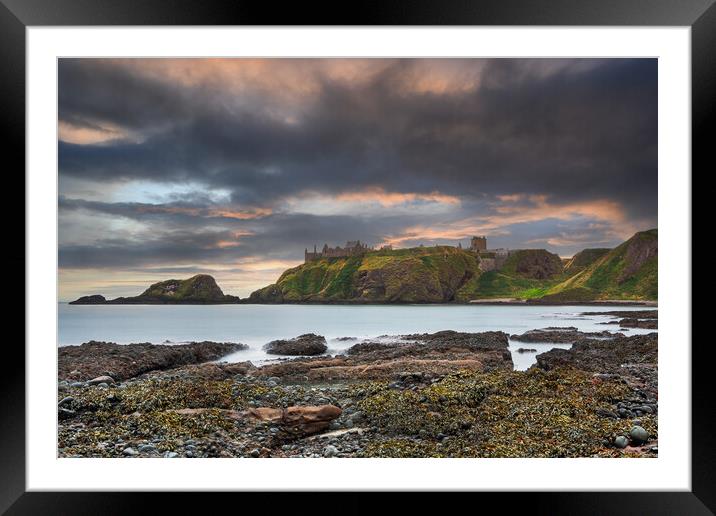 Dunnottar Castle: A Story of Resilience Framed Mounted Print by Stuart Jack
