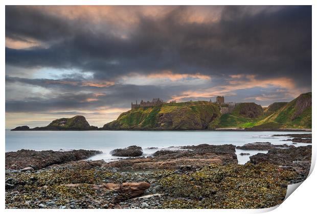 Dunnottar Castle: A Story of Resilience Print by Stuart Jack