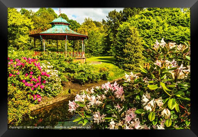 Sefton Park Liverpool  Framed Print by Phil Longfoot