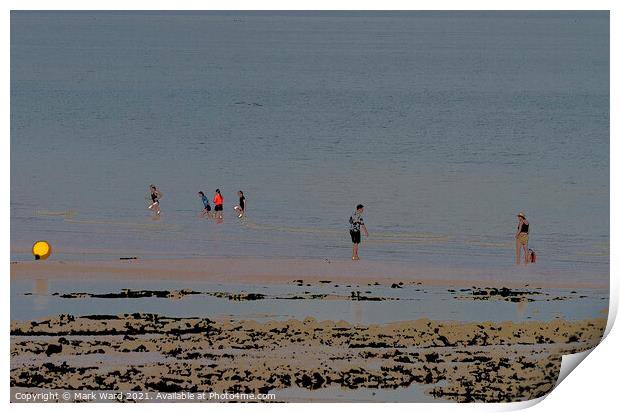 Fun at The Beach. Print by Mark Ward