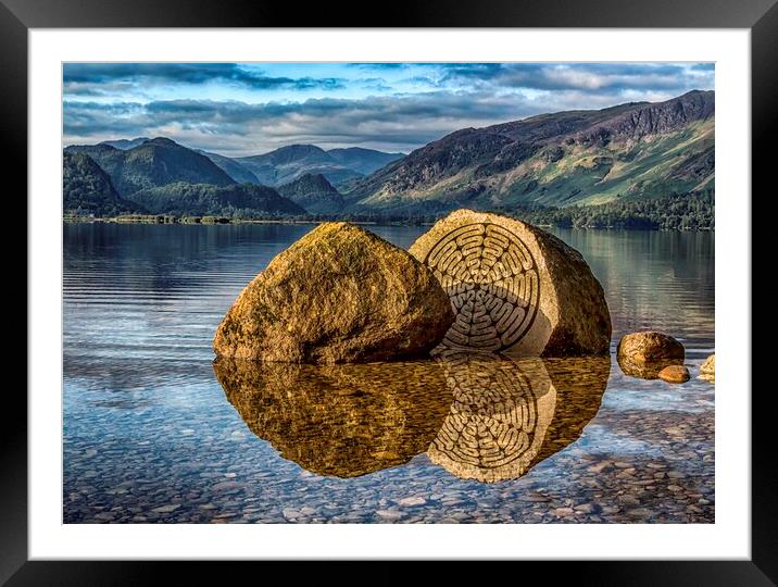 Millennium Stone Sunrise   Framed Mounted Print by Jack Marsden