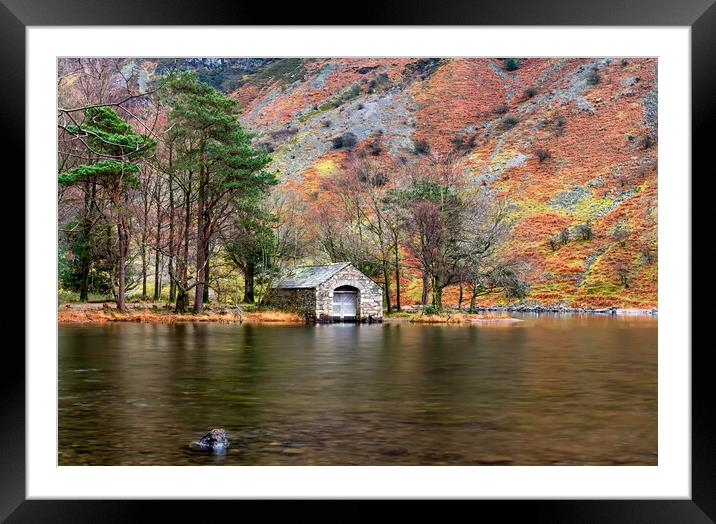 Wastwater Boat House Framed Mounted Print by Jack Marsden