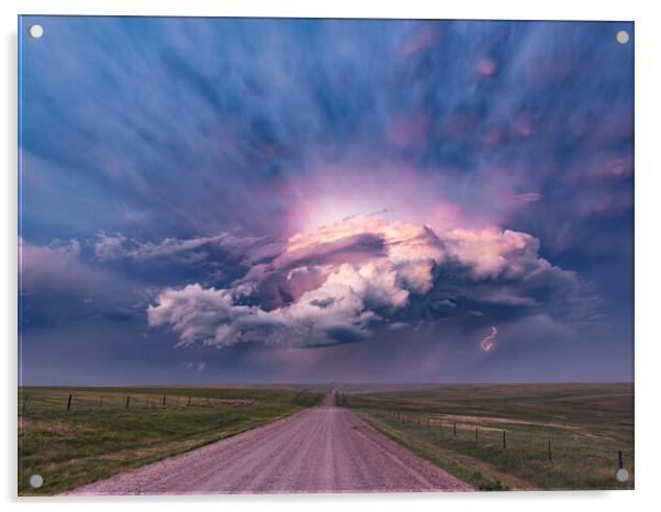 Death of a Supercell Acrylic by John Finney