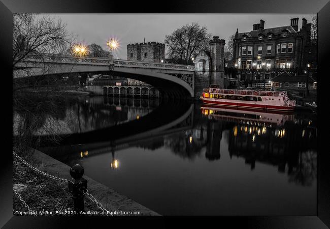 Early Morning Serenity in York Framed Print by Ron Ella