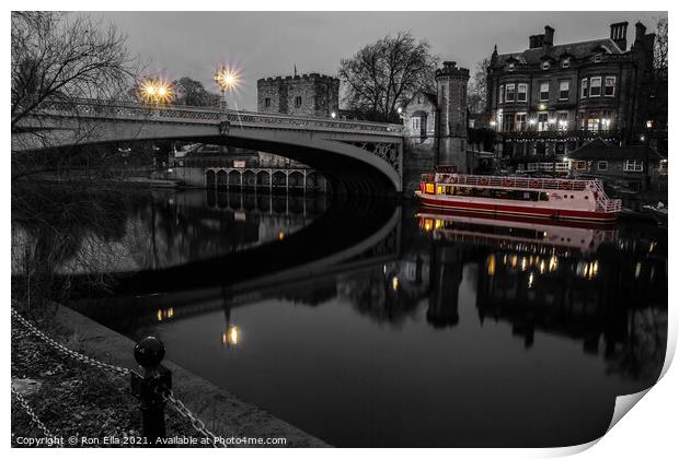 Early Morning Serenity in York Print by Ron Ella
