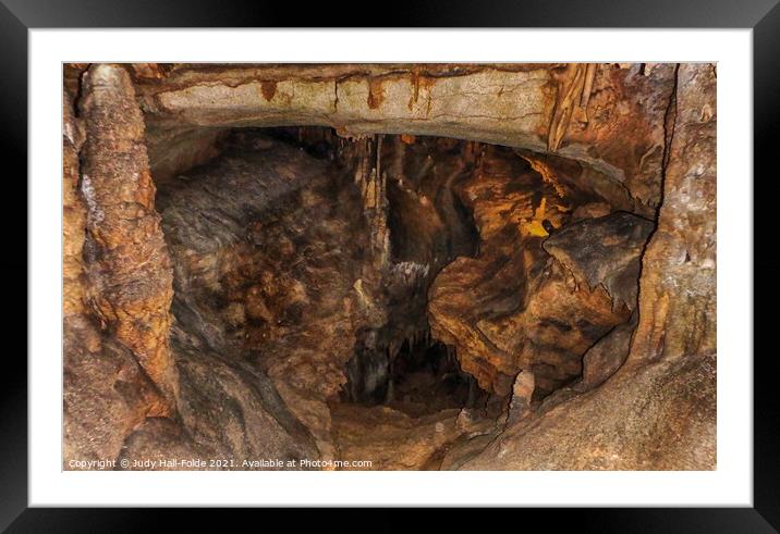 Deep within the Earth Framed Mounted Print by Judy Hall-Folde