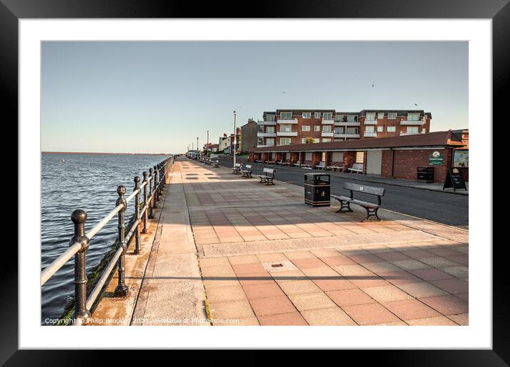 West Kirby Promenade Framed Mounted Print by Philip Brookes