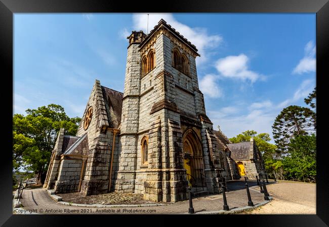 Bodalla Anglican All Saints Church Framed Print by Antonio Ribeiro