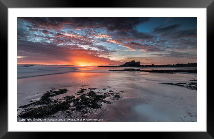 Sky cloud Framed Mounted Print by stephen cooper