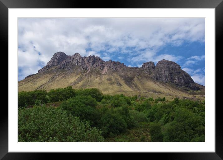 Stac Pollaidh Framed Mounted Print by Jacqi Elmslie