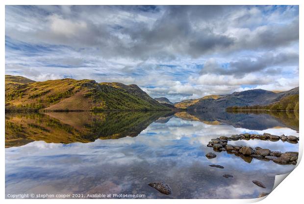 reflections Print by stephen cooper