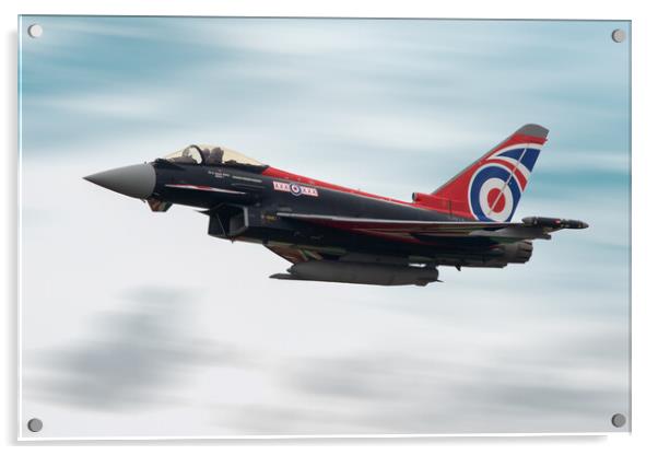 RAF Typhoon Display Jet Acrylic by J Biggadike