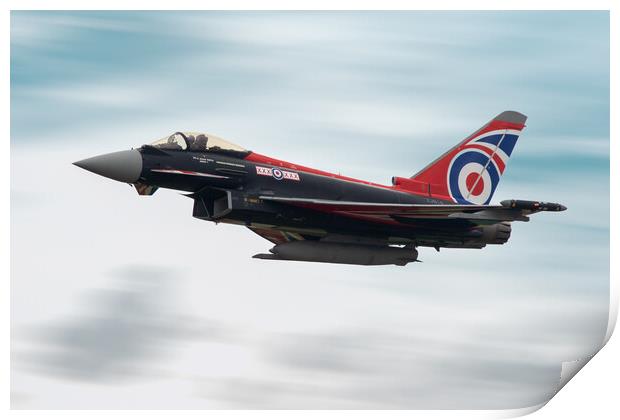 RAF Typhoon Display Jet Print by J Biggadike