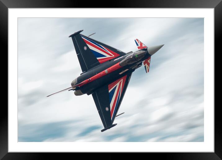 2021 Typhoon Display Jet Framed Mounted Print by J Biggadike