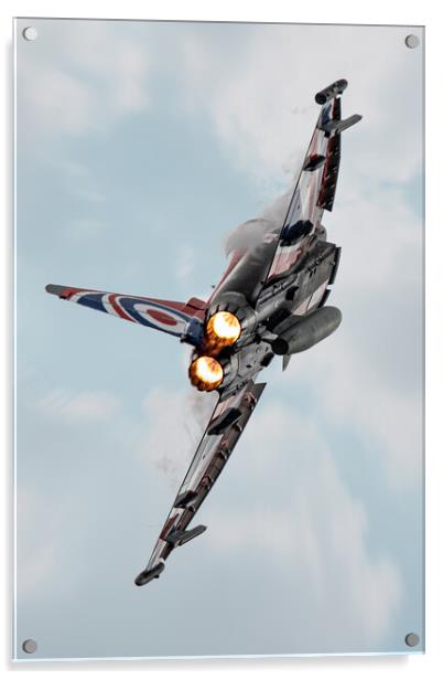 Eurofighter Typhoon Display Jet Afterburner Acrylic by J Biggadike