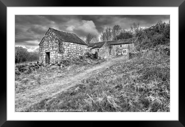 Abandoned Farm Framed Mounted Print by Chris Drabble