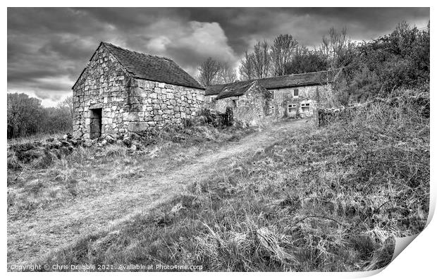Abandoned Farm Print by Chris Drabble