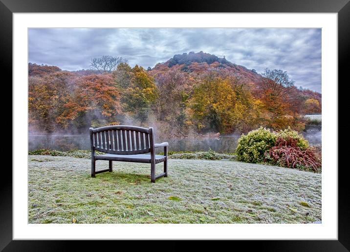 Seat with a View Framed Mounted Print by Roger Green