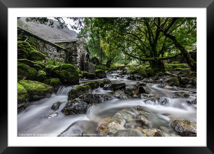 the mill Framed Mounted Print by stephen cooper