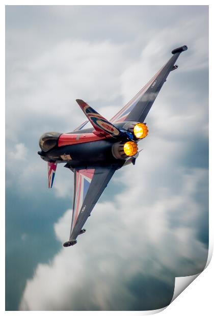 RAF Typhoon Print by J Biggadike