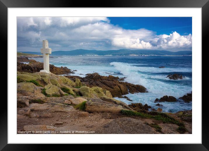 View of the Coast of Death, Galicia - 5 Framed Mounted Print by Jordi Carrio