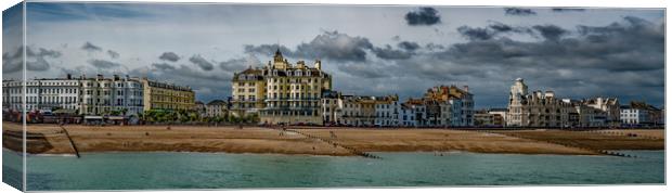 Eastbourne Seafront Panorama Canvas Print by Chris Lord