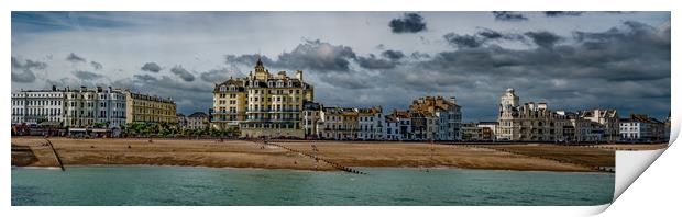 Eastbourne Seafront Panorama Print by Chris Lord