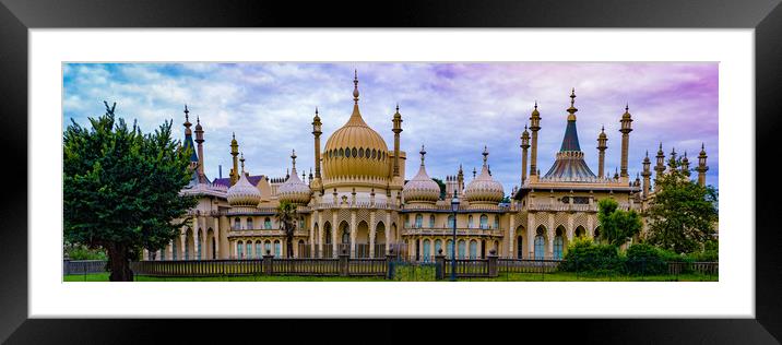 The Royal Pavilion Panorama Framed Mounted Print by Chris Lord