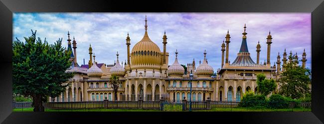 The Royal Pavilion Panorama Framed Print by Chris Lord