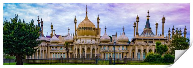 The Royal Pavilion Panorama Print by Chris Lord