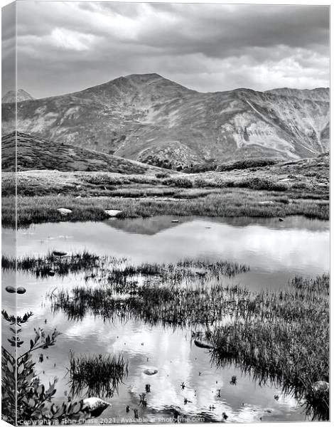 Independence Pass, Colorado, USA Canvas Print by John Chase