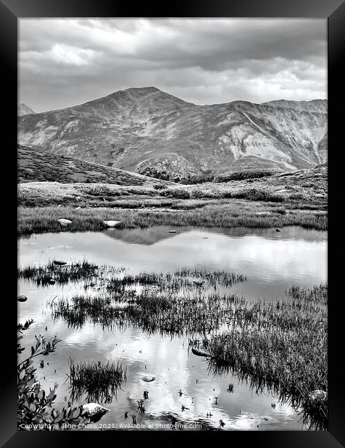 Independence Pass, Colorado, USA Framed Print by John Chase