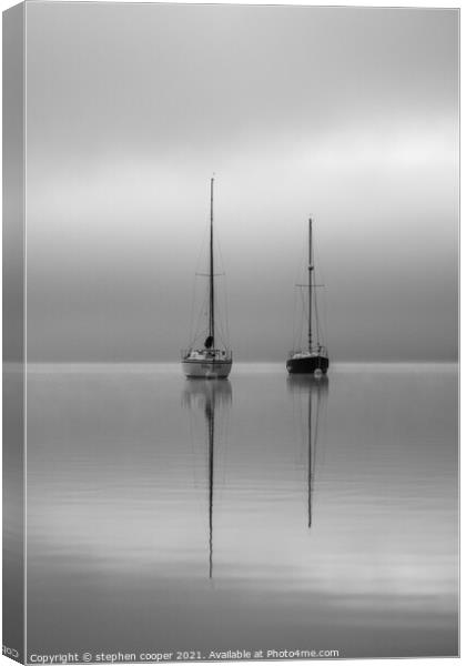 yachts Canvas Print by stephen cooper
