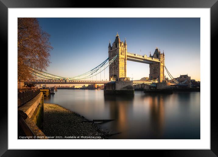 Watch Tower Framed Mounted Print by Brett Gasser