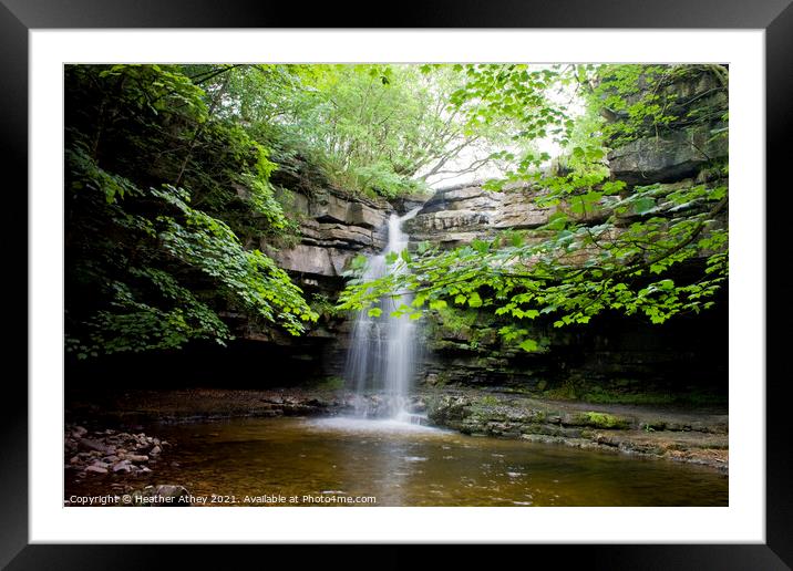 Gibson's Cave Framed Mounted Print by Heather Athey