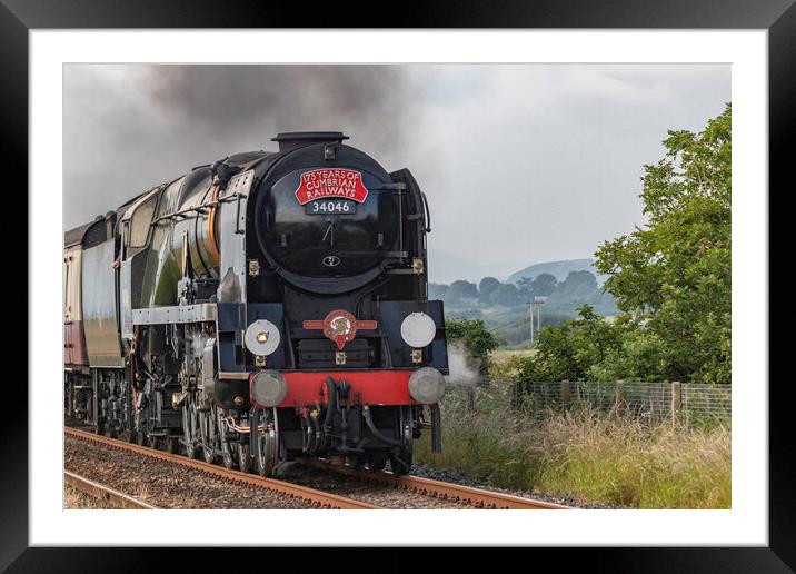 The Braunton Steam Engine up close Framed Mounted Print by James Marsden