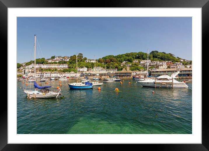 Looe View Framed Mounted Print by Malcolm McHugh