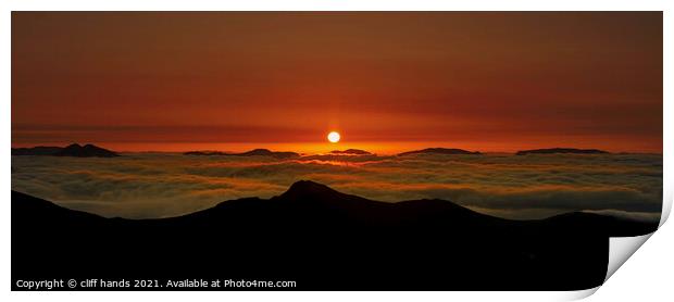 Sunrise, Glencoe, Highlands, Scotland. Print by Scotland's Scenery