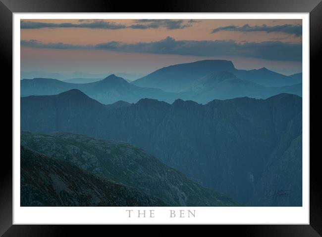 Ben Nevis Mountain Framed Print by Scotland's Scenery
