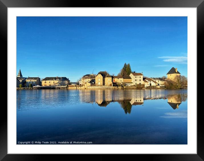 Peyrat le Chateau, France Framed Mounted Print by Philip Teale