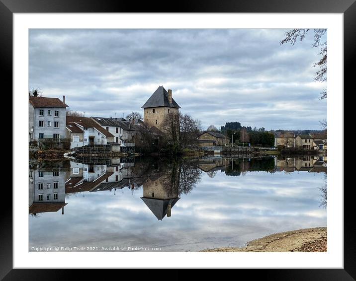 Peyrat le Chateau, France  Framed Mounted Print by Philip Teale