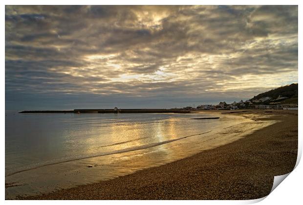 Lyme Regis Sunset    Print by Darren Galpin